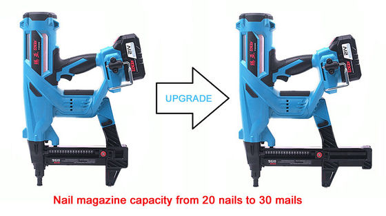 Industrie 21V 4000mAh Ni-MH Batterie Elektrische Stahl Nagelpistole mit schnurlosem Design