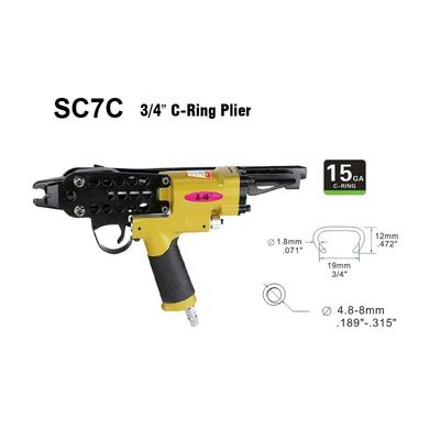 1.74kg Pneumatische SC7C 15GA 3/4' C-Ring Plier für und kundenspezifische Unterstützung OEM