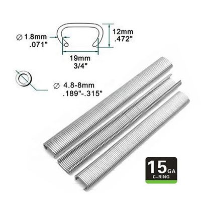 1.74kg Pneumatische SC7C 15GA 3/4' C-Ring Plier für und kundenspezifische Unterstützung OEM