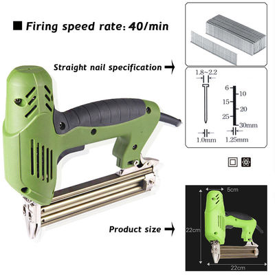 Elektrische Klammerpistole 10-30 mm, gerade Nagel 40/min. Spezialspannung