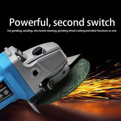 Maximalgeschwindigkeit des Motors 8500 RPM Wiederaufladbare 21V Bürstenlose Winkelschleifmaschine zum Schneiden und Polieren
