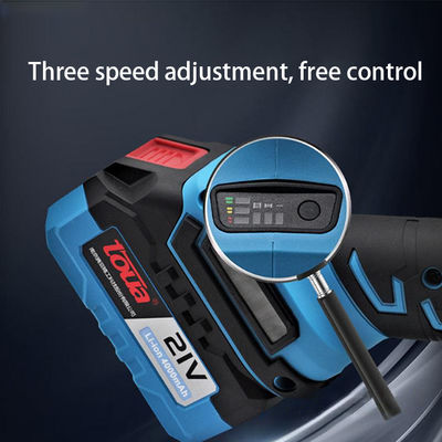 Maximalgeschwindigkeit des Motors 8500 RPM Wiederaufladbare 21V Bürstenlose Winkelschleifmaschine zum Schneiden und Polieren