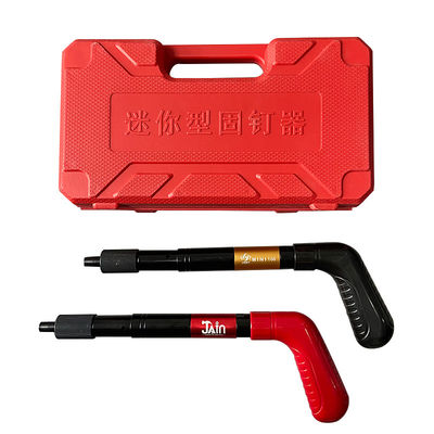 Rote Stahl- und Kunststoffbaustools Kabellose Mini Nagelpistole