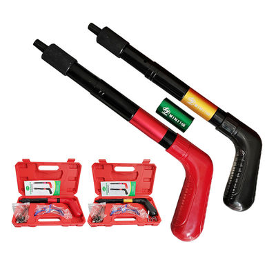Rote Stahl- und Kunststoffbaustools Kabellose Mini Nagelpistole