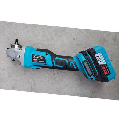 115 mm elektrische Winkelschleifmaschine mit 21 V Li-Ionen-Batterie und 6000/7000/8500 Rpm Frequenz