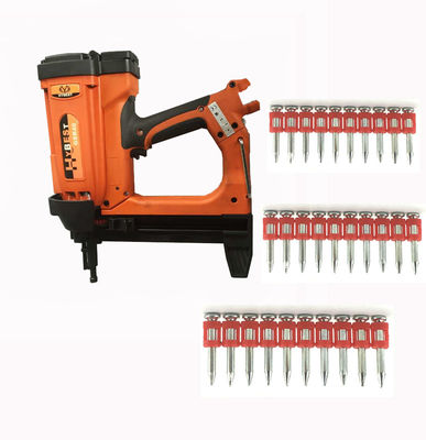 4000 Nagel pro Ladung Batterie Lebensdauer Gaswerkzeug Beton Stahl Nagelpistole mit 455 * 388 * 110mm Größe
