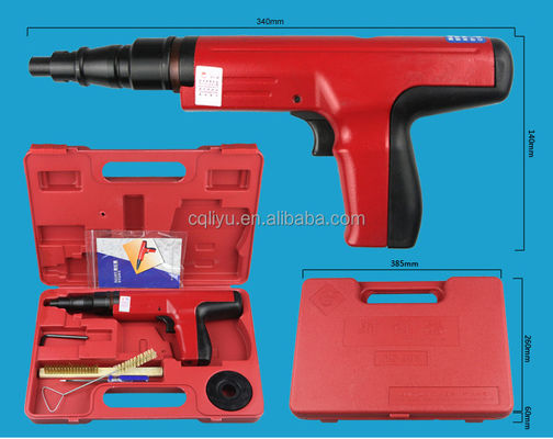 NS301 Halb-Automatisches Pulver-Aktiviertes Nagelgewehr-Kit Stahlkonstruktion für 3 1/2 Zoll Nägel