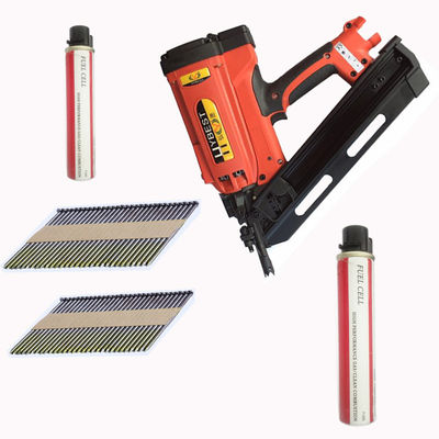 378*374*110mm 30-34 Grad Kabellose Gasrahmen Nagel-Kit für maximale Nagellänge 3 1/2in