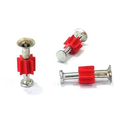 Allgemeiner Kopf Durchmesser 25 mm Stahlpulver betonierte Schießnagel mit 4 mm Schank