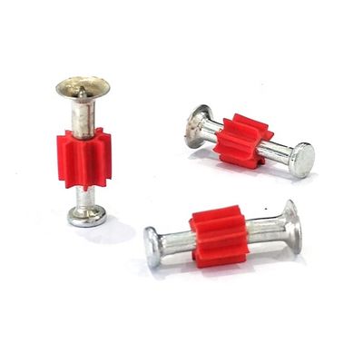 Allgemeiner Kopf Durchmesser 25 mm Stahlpulver betonierte Schießnagel mit 4 mm Schank