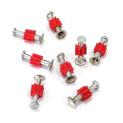 Allgemeiner Kopf Durchmesser 25 mm Stahlpulver betonierte Schießnagel mit 4 mm Schank