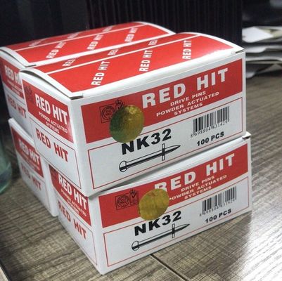 Beton Nagel RED HIT 6.8*11 Leistungsbelastungen und NK32 Antriebspins mit Flachkopf