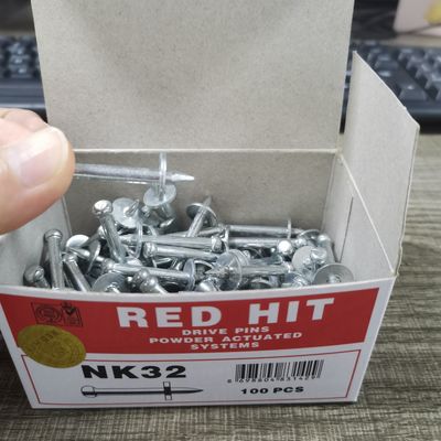 3.7mm Shake Dia. Metall Waschmaschine Dia. 12mm Beton Schießen Nagelpatrone für Nagel Pistole