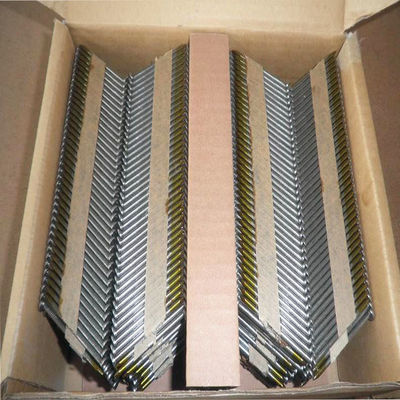 Silberweiß-Zink-beschichtete Rahmenkolladierter Streifen Nägel für 2,87-3,3 mm Drahtmessung in großen Mengen