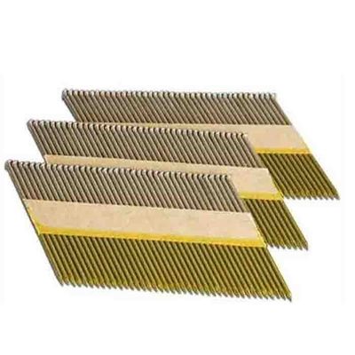 34 Grad Papier zusammengefügt Rahmen Stick Nägel Papier Stick Antrieb Pins Hardware Befestigungen 7,0mm Kopf Dia