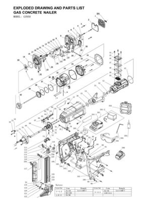 Toua GSN50 Gasbeton Nagel Spare Parts Zeit Service für Ihre Baubedarf