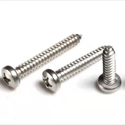 ISO-Standard-Pan-Head-Selbstbohrschrauben aus 304 Edelstahl mit Phillips-Treiber