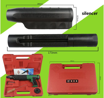 Silent Black Green Powder Nail Gun mit 2,2 kg Kapazität und Geräuschreduzierungsfunktion