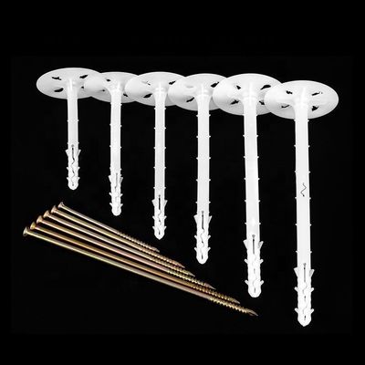 8 mm Schangendurchmesser Kunststoff-Nylon-Wandstecker Anker Drywall Dowel Board Isolierverbindungen