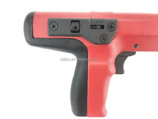 Rote Decorative Nagelpistole für Polster mit Streifenpulver und langlebigen Betonnageln