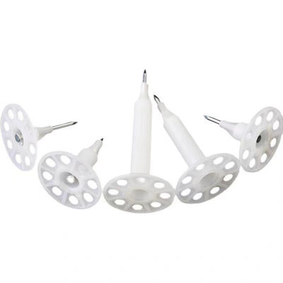 3.7 mm Schankdurchmesser Flachkopf Stahl Isoliernagel für Isolierwandinstallation