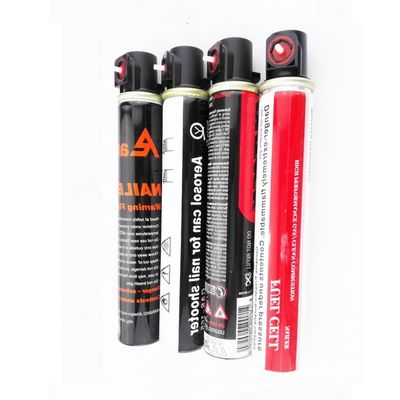 1000 Schüsse Qty Propan Nagel Gas Brennstoffzelle mit 38g/75ml Kapazität und kundenspezifisches Design