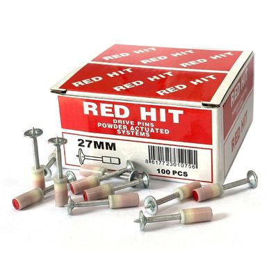 100 Stück Packung mit 27mm Feuernageln für Mini-Decken Nagelpistole Beton Wandbefestigung