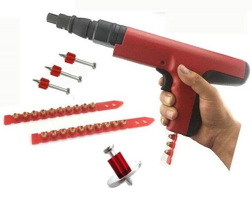 10-Schuss Pin Nailer Befestigungswerkzeug 340mm Länge 1in Min Nagellänge für und Befestigung