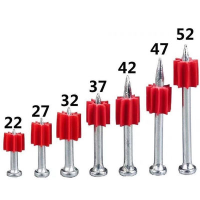 Rote PVC Waschmaschinen Stahlstangen für Aluminiumlegierung Fenster 16-76mm Länge