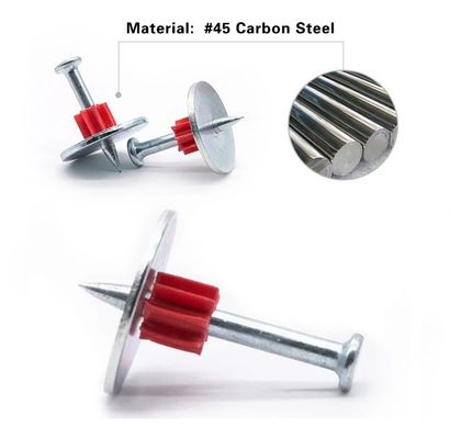 Flachkopf-PDW-Pins für 301/301T Schießnagelpistole 25mm Stahlnagelwascher enthalten