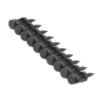 Schwarze Oberfläche ISO-Standard-Kohlenstoffstahl Flachgasantriebsstifte für Gebäudekonstruktion Glatter Schaft Typ 6.3MM