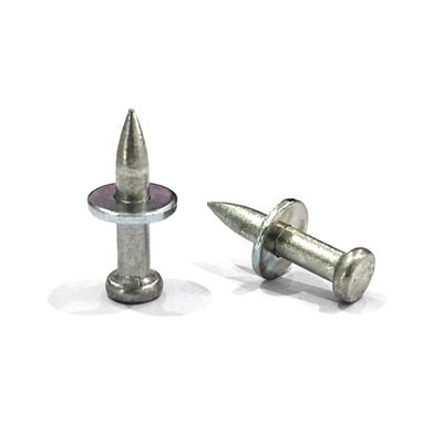 Glatter Schank 3,5 mm Elektrogalvanized Hammer Drive Pin für 20 mm Betonbefestigung