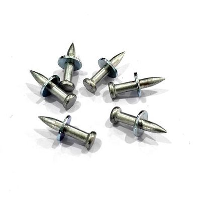 Glatter Schank 3,5 mm Elektrogalvanized Hammer Drive Pin für 20 mm Betonbefestigung
