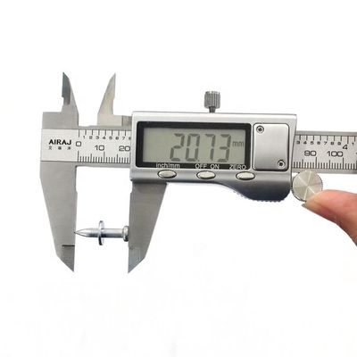 Glatter Schank 3,5 mm Elektrogalvanized Hammer Drive Pin für 20 mm Betonbefestigung