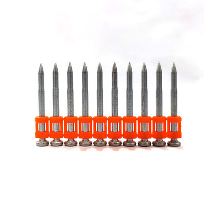 Gasnagel Fluted Shank Typ Stahl Kunststoff zusammengefügt Betonstreifen Nägel mit flachem Kopf