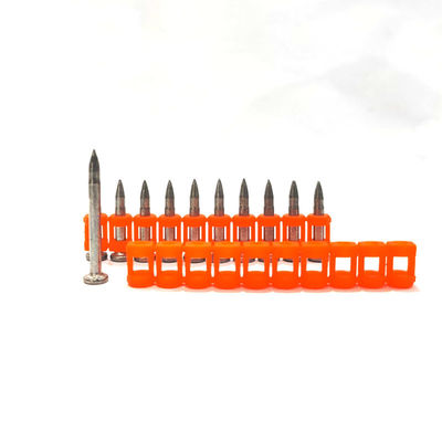 Gasnagel Fluted Shank Typ Stahl Kunststoff zusammengefügt Betonstreifen Nägel mit flachem Kopf