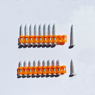 Orange Jacket Bullet Ballistische Spitze Nagel für Hartbeton Stahl Nägel Baugas Nägel