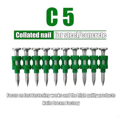 ISO-Standard-Gas-Stift-Streifen-Nägel für Stärken Max-C5-Gas-Nägelpistole Langlebig