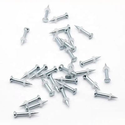 Stahlplatte DN-Typ Betonnagel mit Plastikwaschmaschine Pulver betätigten Befestigungsantriebe Pins