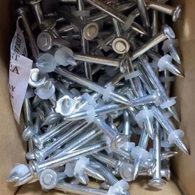 Stahlplatte DN-Typ Betonnagel mit Plastikwaschmaschine Pulver betätigten Befestigungsantriebe Pins