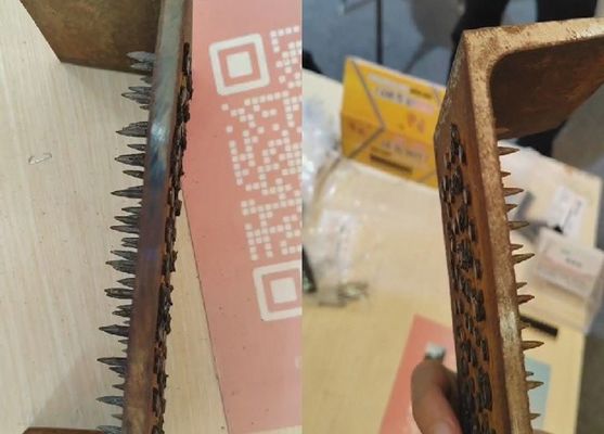 3.0mm Schankdurchmesser Schwarzes Band Gas Beton Nägel für den Bau 16-38mm Länge