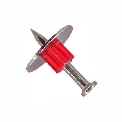 Baustoff für die Befestigung von Hochgeschwindigkeits-PDW-Pins Beton-Stahlnageln mit 25mm-Stahlwaschmaschine ISO-Standard