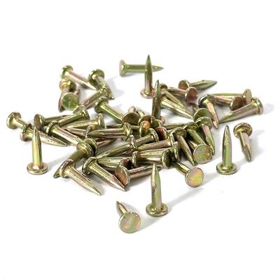 Glatte Betonnageln mit Schank 3,0x16 mm in Gelb, verzinkt für Baumaterialien