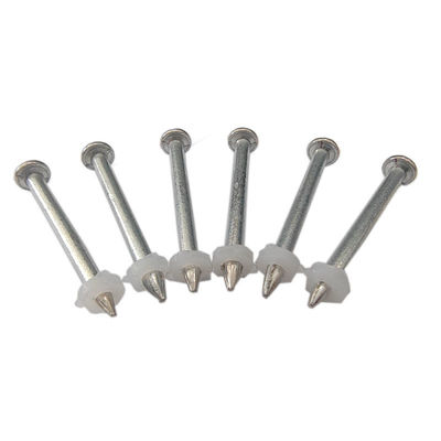 Schießnagel aus Stahl mit hoher Härte mit 3,7 mm Schankdurchmesser und Plastikwaschern