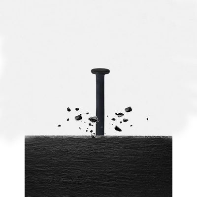 6.3 mm Kopfdurchmesser Beton-Stahlnagel mit korrosionsbeständiger mechanischer Beschichtung
