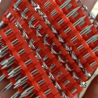 6.3mm Flachkopf Gasbeton Nägel Kunststoffbandbefestigungsmittel für Baustoffe