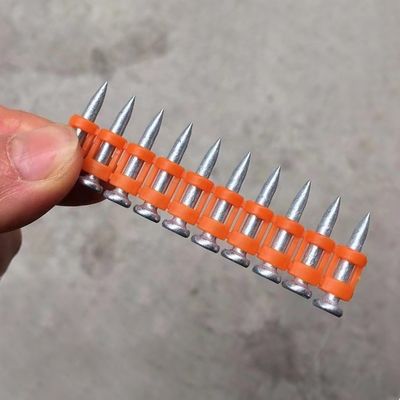 Mechanisch verzinkte, verstärkte Gasnagel für Hartbeton und Metall