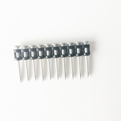 6.3mm Kopfdurchmesser Galvanisierte, glänzende Betonnagel Streifen Gasnagel für den Bau