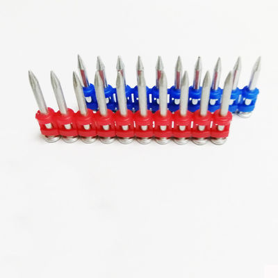 6.3mm Kopfdurchmesser Galvanisierte, glänzende Betonnagel Streifen Gasnagel für den Bau
