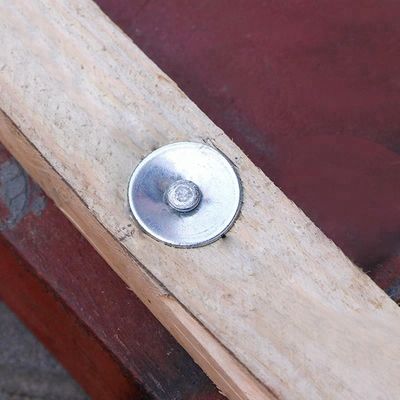 Glatter Schank Elektroverzinkter PDW-Typ Betonnagel mit 25 mm Metallwaschmaschine